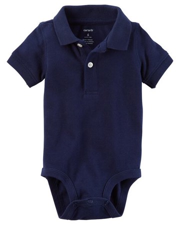 Baby Piqué Polo Bodysuit