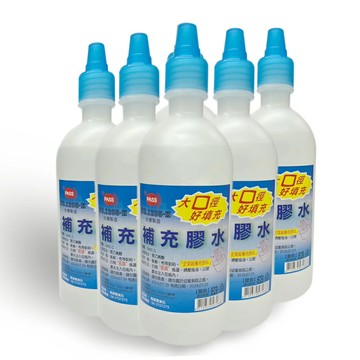 PASS 巴士 史萊姆專用原料 補充膠水 台灣製造 6瓶 / 組 NO.1205-H