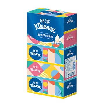 Kleenex 溫和柔感盒裝面紙(180抽x5盒/串)