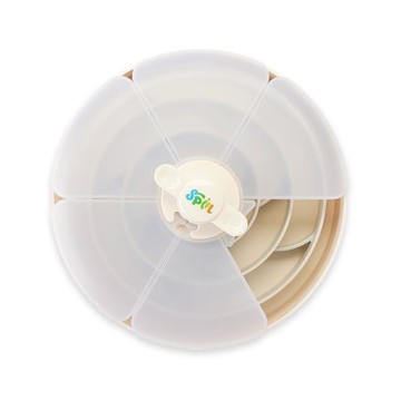 PetDreamHouse 旋轉益智慢食碗-組合-渦輪風扇-灰 (寵物碗 藏食碗 嗅聞碗)