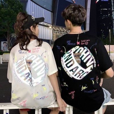 Tシャツ メンズ レディース タイダイ柄 半袖 夏 トップス ゆるい 韓国ファッション 原宿系 ヒップホップ ダンス カジュアル ストリート風 個性的 通販 Lineポイント最大get Lineショッピング