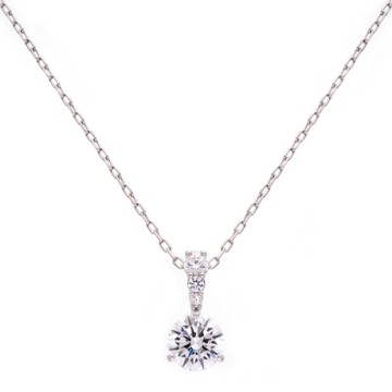 SWAROVSKI 施華洛世奇 SOLITAIRE三爪水晶項鍊
