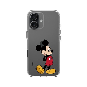 iPhone 17 Clear Case（相機按鈕） 透明 - 迪士尼-米奇 Mickey - 來！米奇站好