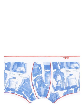Diesel - Umbx-Damien photograph-print boxers - men - Cotton/Elastane - XXL - Blue