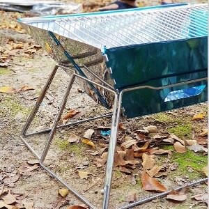 美麗大街【107012409】戶外不銹鋼方形燒烤爐 燒烤架