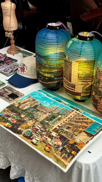 毛絨地毯 - 銅鑼灣街景