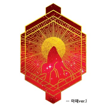 東方金邊圖案 5 種類型 (blackraccoon) 復古拼貼設計紙