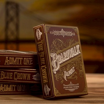 匯奇撲克 藍冠公司出品 金色棧道 經典主題收藏花切撲克牌紙牌