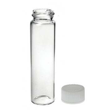 《KIMBLE/NATIONAL》螺蓋樣本瓶 白蓋PTFE墊片 Vial, Sample, Screw Thread, PTFE  Lined Closure