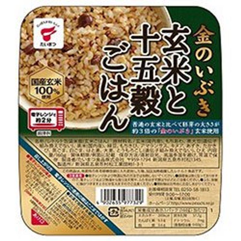 たいまつ食品 金のいぶき 玄米と十五穀ごはん 160g×24(6×4)個入×(2ケース)