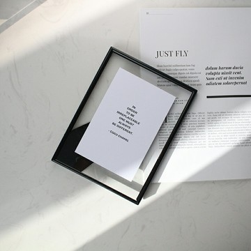 玻璃透明相框定制相冊擺件金屬擺臺6寸掛墻【不二雜貨】