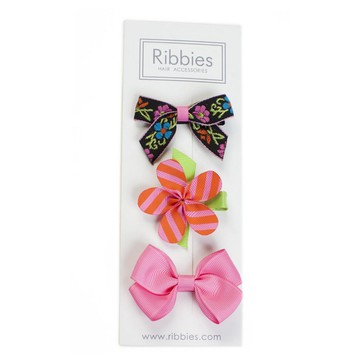 英國Ribbies綜合緞帶3入組-Marley