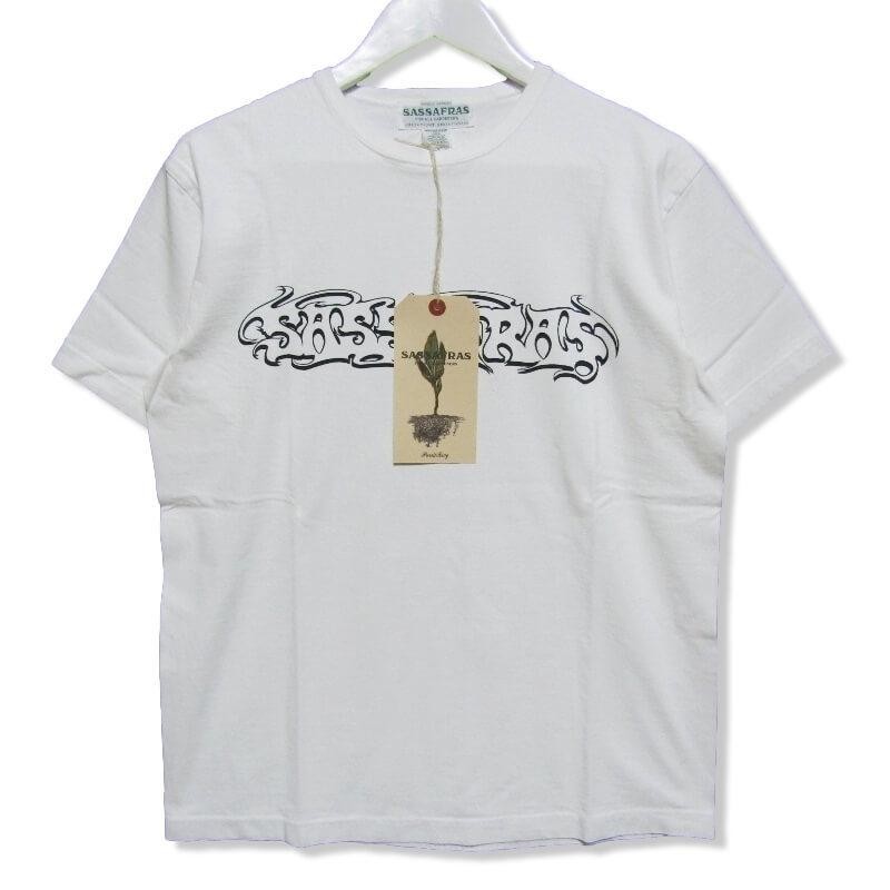 未使用 SASSAFRAS ササフラス 半袖Tシャツ SF-211790 Overgrow Logo T 1/2 Single Yarn Cotton  ロゴ OFF WHITE S タグ付き 27100675 | LINEブランドカタログ