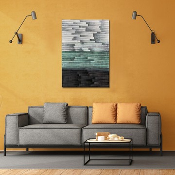 御畫房 當代國家級展覽畫家 抽象系列手繪油畫70×100cm(DB-029)