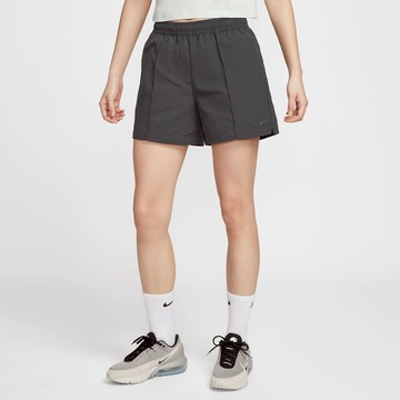 【NIKE】AS W NSW ESSNTL MR 5IN WVN SHR 短褲 灰黑 運動褲 女 FV6623-060