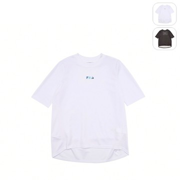 【FILA】女性 短袖 圓領T恤-白色 5TEY-5430-WT