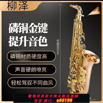 【台灣公司 可開發票】日本原裝正品柳澤薩克斯W01降E中音磷銅喇叭薩克斯殿堂演奏