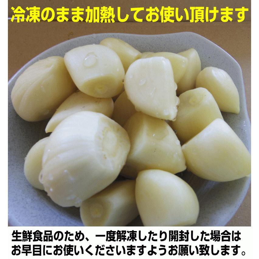 あすつく 青森 にんにく 1kg むき身 冷凍 国産 ニンニク 皮剥き身パック 大小混合 1キロ 中国産と比べて