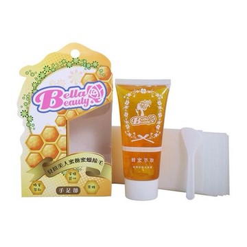 Bella Beauty 貝拉美人~蜜糖蜜蠟除毛(140g)  內附除毛紙/刮板