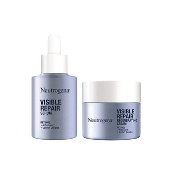 檔期限定!Neutrogena露得清 肌緻新生A醇精華乳霜組