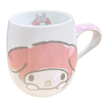 【震撼精品百貨】My Melody 美樂蒂~日本三麗鷗Sanrio 美樂蒂陶瓷單耳杯 500ml (探頭款)*86483