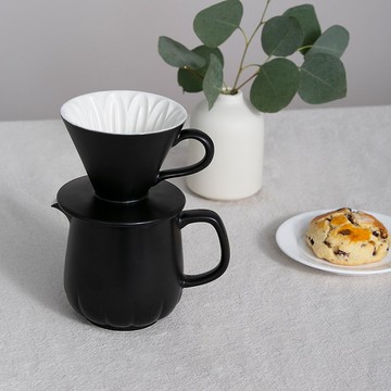 花仙子咖啡濾杯組 / 附隨身包 / 2色 430ml --不附贈濾紙