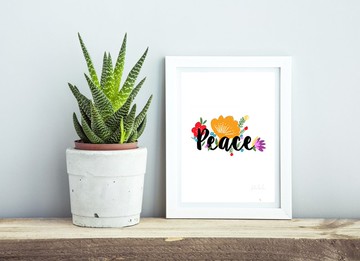 澳洲Suki McMaster 插畫原作 － 和平