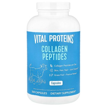 Vital Proteins, 膠原蛋白肽，360 粒膠囊（每粒膠囊 550 毫克）