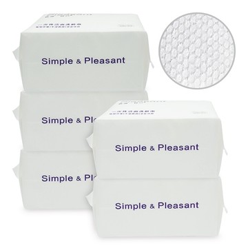 極簡悅己洗臉巾 珍珠紋 (50抽) 五入