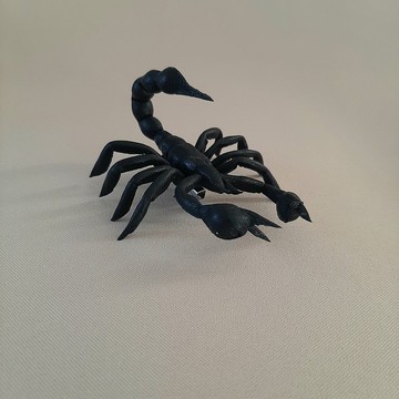 胸針 皮革胸針 蝎子 皮革 女士 首飾