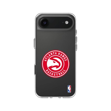 iPhone Air Clear Case（相機按鈕） 透明 - NBA - Logo-亞特蘭大老鷹 Atlanta Hawks