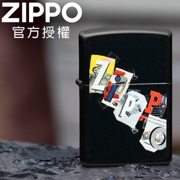 ZIPPO ZIPPO Letters Design 拼貼藝術風Zippo防風打火機