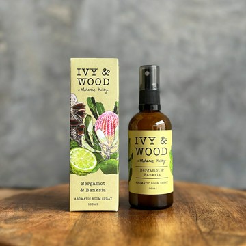 佛手柑與澳洲忍冬香氛噴霧 -【IVY&WOOD】天然手作香氛-母親節-現貨直出
