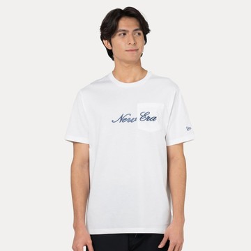 【NEW ERA】短袖袋Tee NEW ERA BASIC NEW ERA 白 男女款 -NE14327512