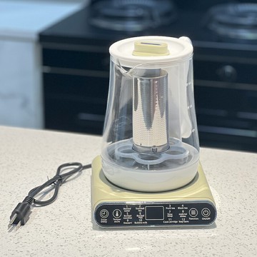110V美規歐玻璃養生壺多功能家用煎壺智能燒水壺煮茶器臺灣美國