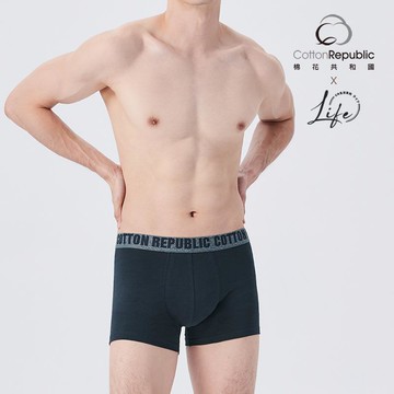 棉花共和國 CR LIFE棉柔抗菌乾爽平口褲2入