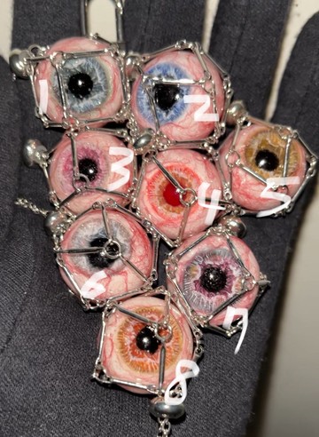 眼球可拿出來小掛飾