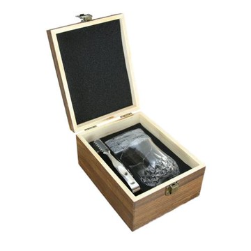 廠家直銷威士忌冰酒石頭巖石冰塊冰爽鎮石禮盒木盒套裝天然冰酒石