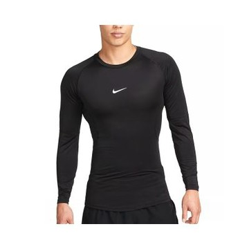 NIKE AS M NP DF TIGHT TOP LS 男子 長袖 貼身 運動上衣 黑 FB7920-010
