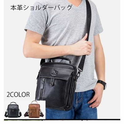 ショルダーバッグ 本革バッグ レトロ風 縦型 メンズ ビジネスバッグ 本 ショルダーバッグ 本革バッグ レトロ風 縦型 メンズ ビジネスバッグ 本