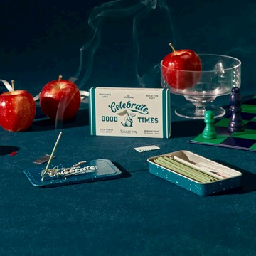 限定款 韓國 Collins 鐵盒線香70支 - GOOD TIMES #蘋果派對