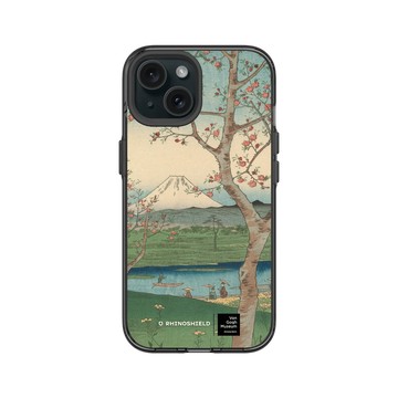 iPhone 15 Clear 酷墨灰 - Van Gogh Museum - 富士山三十六景 - 武蔵越かや在