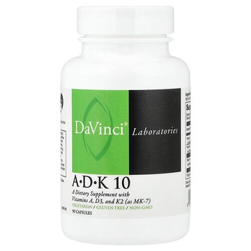 DaVinci Laboratories, A-D-K 10，90 膠囊