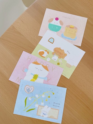 溫柔色鉛筆系列 / 明信片