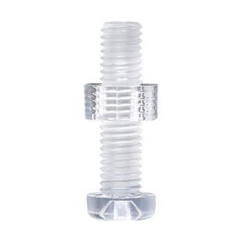 【台灣出貨】PC透明十字圓頭螺絲螺母大全塑料組合螺釘亞克力塑膠釘M3M4M5M6M8【訂製】