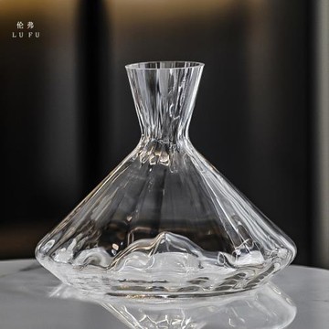 歐式水晶紅酒醒酒器套裝家用玻璃葡萄酒個性創意分酒壺快速分酒器