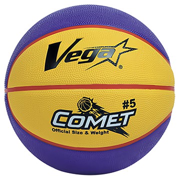 Vega COMET 橡膠削邊籃球  少年用球 國小比賽專用 室內外用籃球 #5  OBR-511  5號  1顆