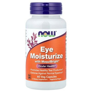 NOW Foods, MaquiBright® 眼部潤膚霜，60 粒素食膠囊