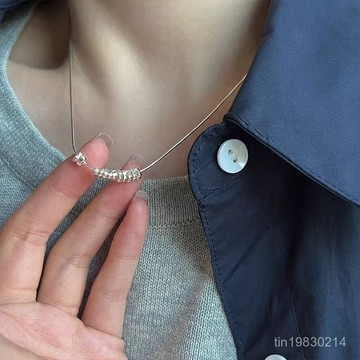 🔥限時下殺🔥香港正品s925純銀碎銀子項錬女鎖骨錬抗氧化防過敏可水洗不掉色 項鍊 女項鍊 純銀項鍊 項鍊女 女生項鍊