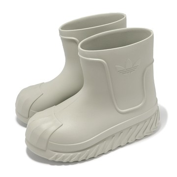 [ACS] adidas 厚底雨鞋 Adifom Superstar Boot W 女鞋 綠 膠鞋 增高 貝殼頭 休閒鞋 IE0387